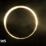 ‘Ring of fire’ eclipse shines over South America