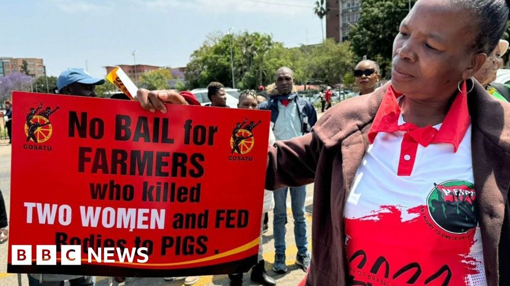 South Africa outrage over women’s bodies found in pigsty