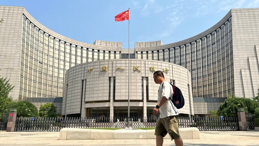 China’s central bank keeps medium-term loan rate unchanged amid yuan weakness