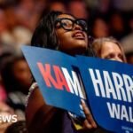 Harris hopes hinge on female vote