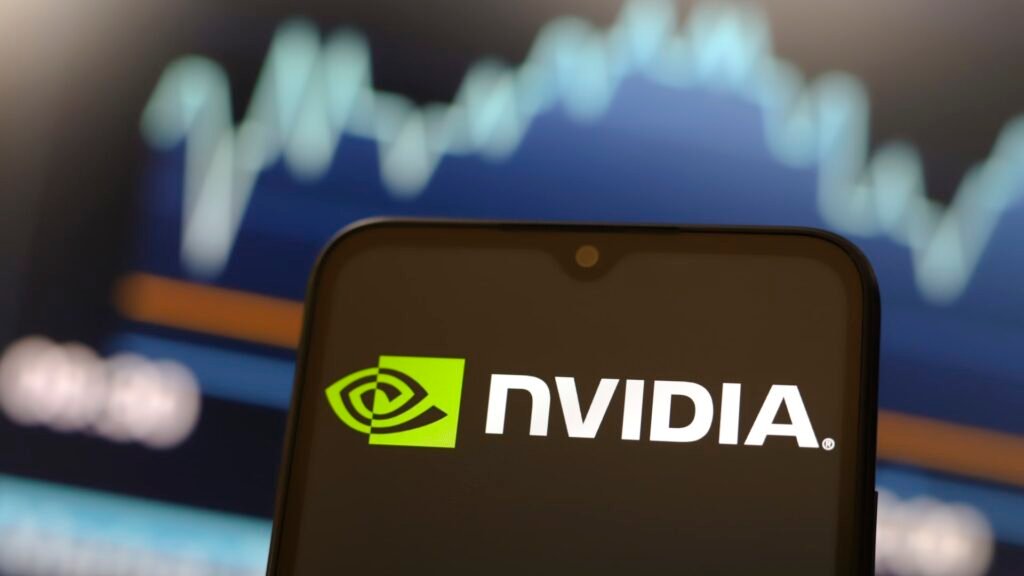 Nvidia falls deeper into correction territory as Broadcom rally continues