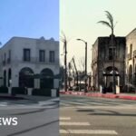 Before and after Pacific Palisades wildfires